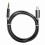 IOS Câble AUX 3,5 mm en nylon tressé noir de 1 m 2