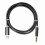 IOS Câble AUX 3,5 mm en nylon tressé noir de 1 m 3