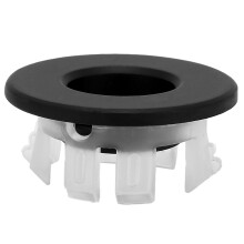 Capuchon circulaire en laiton pour évier 3x1.5cm Noir
