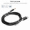 IOS Câble AUX 3,5 mm en nylon tressé noir de 1 m 12