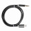 IOS Câble AUX 3,5 mm en nylon tressé noir de 1 m 1