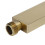 Testa doccia in rame G1/2, oro spazzolato, 22 cm, 207 g 3