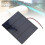 2 pezzi 1,5 W 6 V monocristallino 110x92mm nero 5