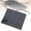 2 pezzi 1,5 W 6 V monocristallino 110x92mm nero 10