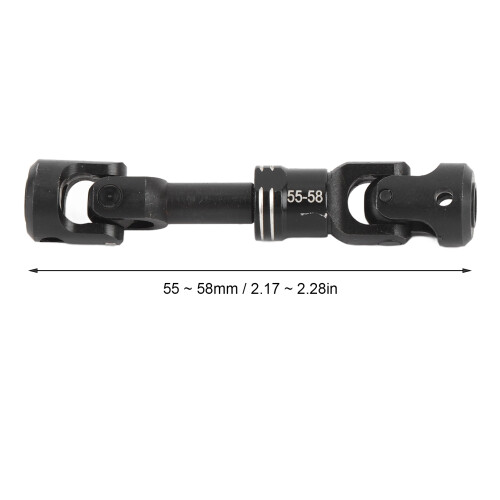 Arbre de transmission RC pour SCX10 1/10 55-58mm fer 1