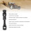 Arbre de transmission RC pour SCX10 1/10 55-58mm fer 5