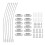 SS-176g 6,21 oz Ancrages anti-bascule réglables argent 2