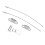 SS-176g 6,21 oz Ancrages anti-bascule réglables argent 16