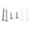 SS-176g 6,21 oz Ancrages anti-bascule réglables argent 14