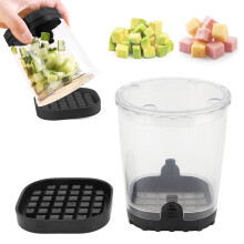 Trita-frutta in ABS e acciaio inox, 158 g, 9x9x10,5