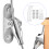 SS-176g 6,21 oz Ancrages anti-bascule réglables argent 3