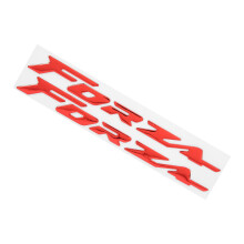 3D Motorrad-Emblem-Aufkleber für Honda FORZA 300/125/250 Rot, Wasserdicht