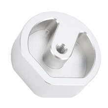 Leichtes Aluminiumlegierungs-Adapter für Reisemobil- und Wohnwagen-Tripozubehör, silbern