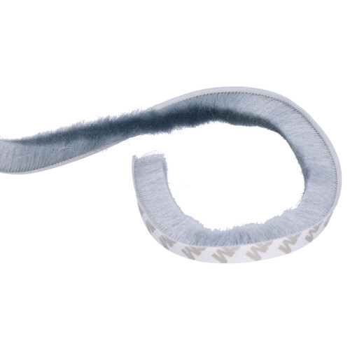 Brosse pour joints d’étanchéité 9x15mm, 5 m, gris argenté 2
