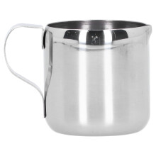 Caraffa per caffè da 60 ml in acciaio inossidabile 304, colore argento, dimensioni 3,9  4,1  4,1 cm.
