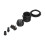 4A E27 Porta lampada Retro PPA 82x58x38mm nero 16