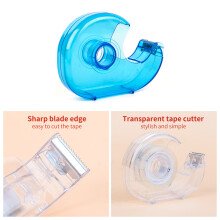 Dispenser per nastro adesivo da 24 mm, 10,2 x 7,2 x 2,5 cm, Casuale