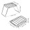 Support de gril pliant pour feu de camp 175x102x100mm 180g 1