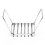 Support de gril pliant pour feu de camp 175x102x100mm 180g 6