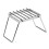 Support de gril pliant pour feu de camp 175x102x100mm 180g 3