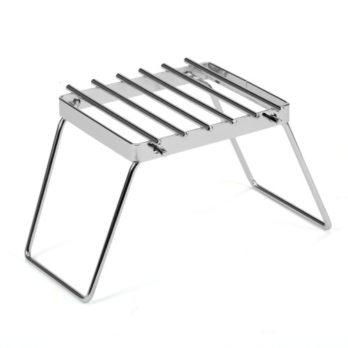 Support de gril pliant pour feu de camp 175x102x100mm 180g 2
