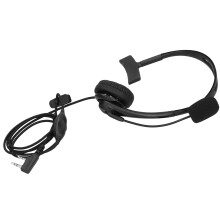 KHead TK-208/308 Casque d’écoute pour talkie-walkie VOX noir