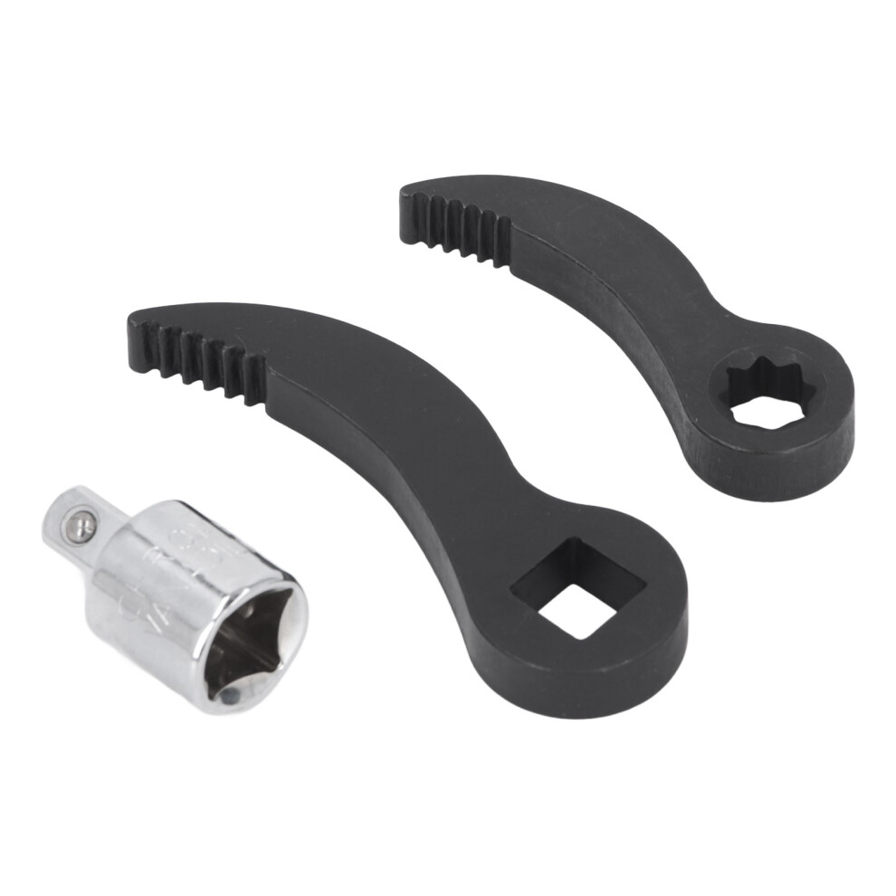 Crowbar Adapter Head Tools 3/8In Star 1/2In Square Serrated With Adapter Pry Bar Wrench Adaptor Half Shaft Removal 8181322783122