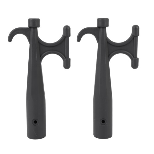 2 pezzi di ganci da barca in nylon nero, galleggianti 2