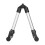 Supporto per chitarra in alluminio 19.5x18.5x23.5 cm Argento 9