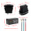 Interrupteur à bascule de signal DC12-24V clignotant LED verte 20A 2