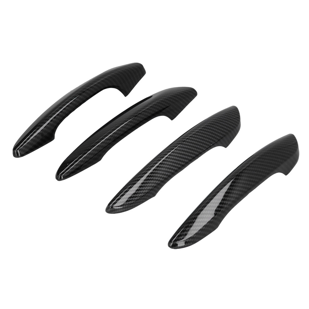 Car Door Handle Cover Carbon Fiber Style Replacement For Mazda 3 Hatchbck Bp 2019Â2020 6941322786095