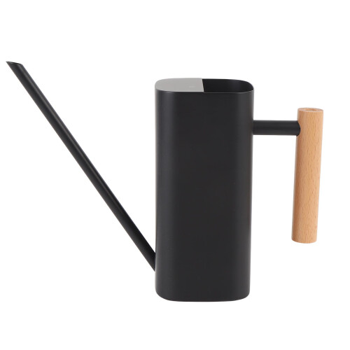 Arrosoir en acier inoxydable 800 ml carré noir 2