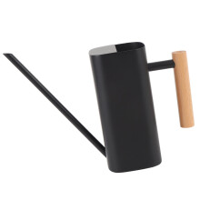 Arrosoir en acier inoxydable 800 ml carré noir