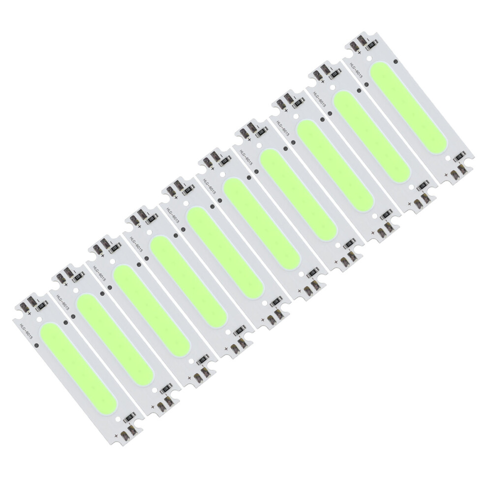 10Pcs Led Chips Cob Source Long Strip Lamp Beads 12V 2W For Car Ing Accessoriesgreen Light 5031322786490