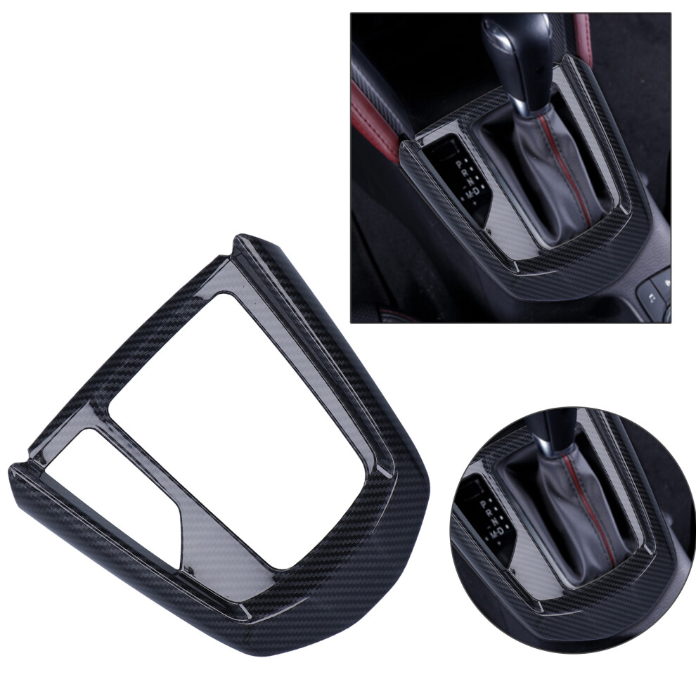 Gear Shift Panel Cover Trim Carbon Fiber Style Replacement For Mazda Cx-3 Cx3 2017-2019 3321322786081