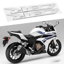 2 Stück Motorradaufkleber für Honda CBR 250R 954 Silber Wasserdicht 18 x 2cm