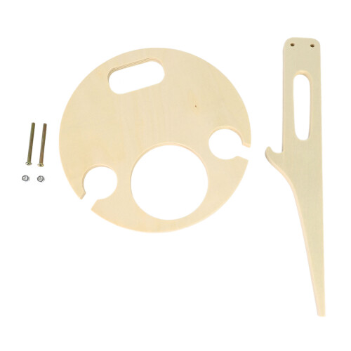 Table à vin pliante en bois, mini, 20,3 oz, tel qu'affiché 1
