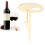 Table à vin pliante en bois, mini, 20,3 oz, tel qu'affiché 16