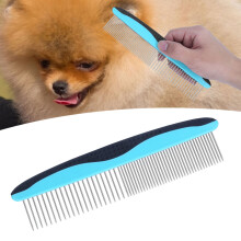 BlueRow Peigne bleu 46 g 18,4x4,5 cm acier inoxydable