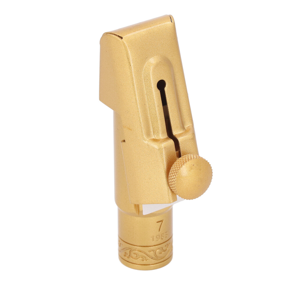 B Flat Soprano Saxophone Mouthpiece Frosted Gold Plating Brass Soprano Sax Saxophone Mouthpiece