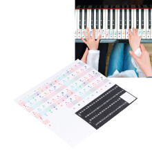 Autocollants de notes amovibles de grande taille 49/61/76/88 touches en bois