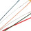 AntiRust Light set di corde per chitarra acustica a 6 corde, colorate 4