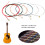 AntiRust Light set di corde per chitarra acustica a 6 corde, colorate 7