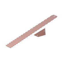 Ensemble d'outils de mesure pour guitare en aluminium argenté 10x5 cm