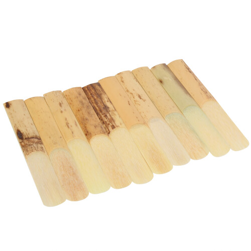 10 pièces d’anches de clarinette si bémol 2,5 couleur bois de bambou 2