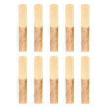 10 pezzi di ancie per clarinetto Bb 2,5 con copertura in plastica, legno