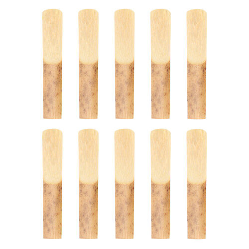 10 pièces d’anches de clarinette si bémol 2,5 couleur bois de bambou
