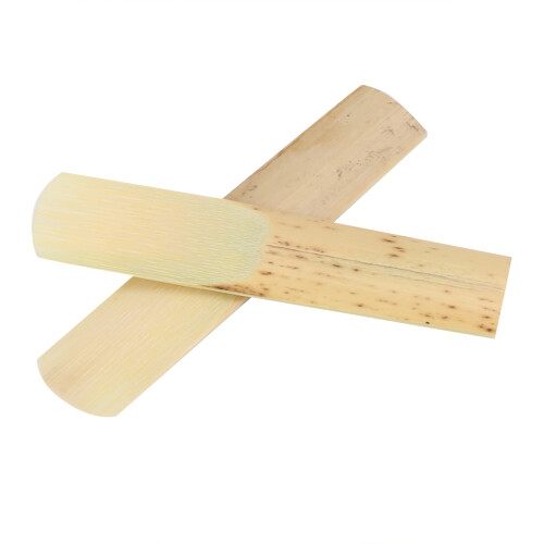 10 pezzi di ance per sassofono alto colore legno di bambù con custodia 2
