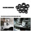 Kit d'extracteurs d'écrous et de boulons noirs de 9 à 19 mm, 10 pièces 5