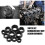 Kit d'extracteurs d'écrous et de boulons noirs de 9 à 19 mm, 10 pièces 4